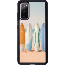 Samsung Galaxy S20 FE 5G Case Hülle - Silikon schwarz Summer surfboard 2025