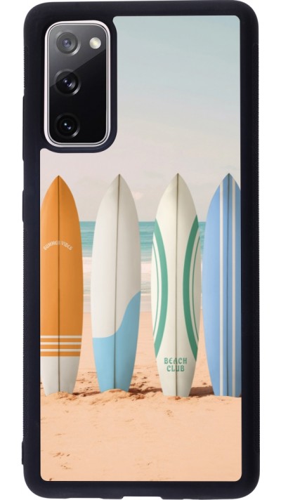 Samsung Galaxy S20 FE 5G Case Hülle - Silikon schwarz Summer surfboard 2025
