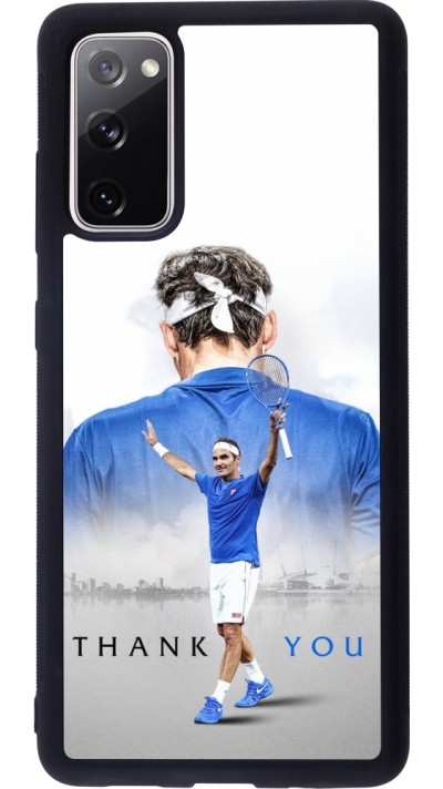 Coque Samsung Galaxy S20 FE 5G - Silicone rigide noir Thank you Roger