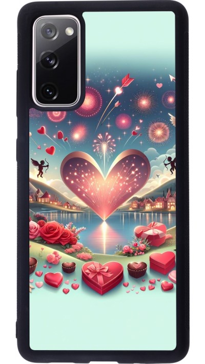 Coque Samsung Galaxy S20 FE 5G - Silicone rigide noir Valentine 2025 Chic Coque Samsung Galaxy S20 FE 5G - Silicone rigide noir Valentine 2025 Chic