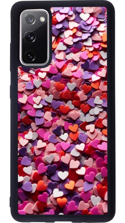 Coque Samsung Galaxy S20 FE 5G - Silicone rigide noir Valentine 2025 Confetti Coque Samsung Galaxy S20 FE 5G - Silicone rigide noir Valentine 2025 Confetti