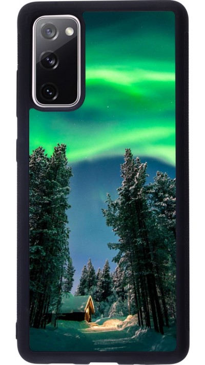 Coque Samsung Galaxy S20 FE 5G - Silicone rigide noir Winter 22 Northern Lights Coque Samsung Galaxy S20 FE 5G - Silicone rigide noir Winter 22 Northern Lights