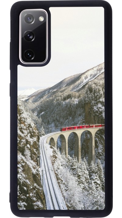 Samsung Galaxy S20 FE 5G Case Hülle - Silikon schwarz Winter 25 Winter polar express