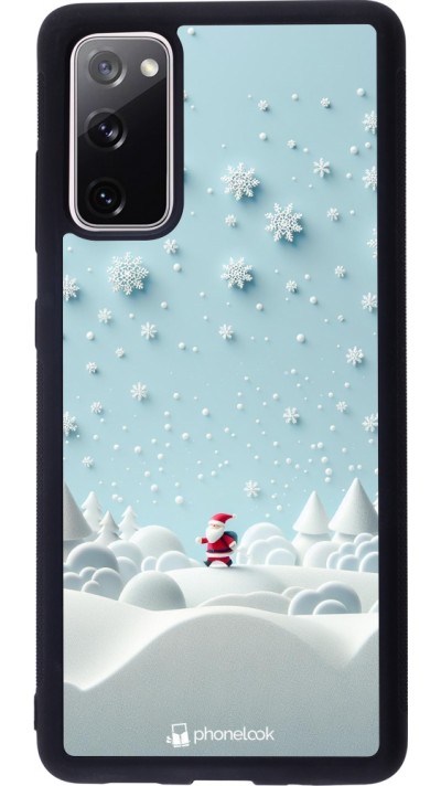 Samsung Galaxy S20 FE 5G Case Hülle - Silikon schwarz Weihnachten 2023 Kleiner Vater Schneeflocke