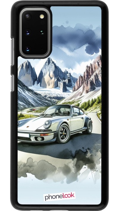 Samsung Galaxy S20+ Case Hülle - Porsche 911 Berg Aquarell