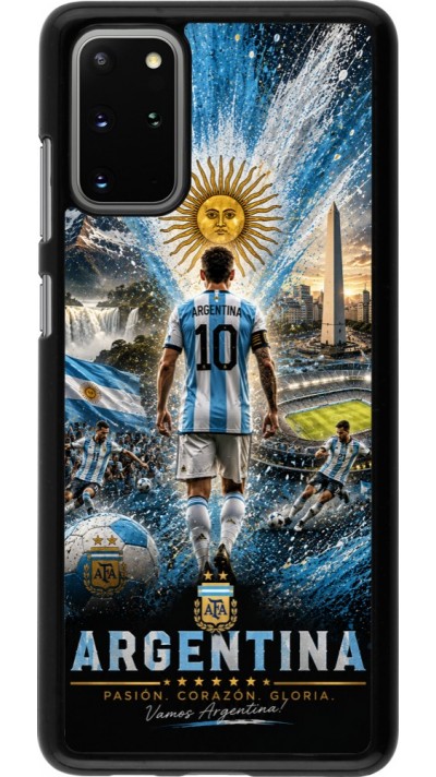 Samsung Galaxy S20+ Case Hülle - Fussball Argentinien splash 2026