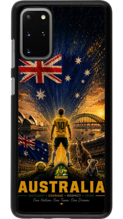 Samsung Galaxy S20+ Case Hülle - Fussball Australien splash 2026