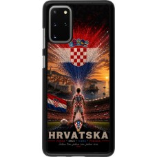 Samsung Galaxy S20+ Case Hülle - Fussball Kroatien splash 2026