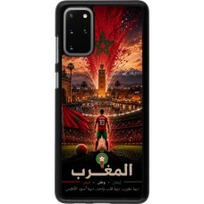 Samsung Galaxy S20+ Case Hülle - Fussball Marokko splash 2026