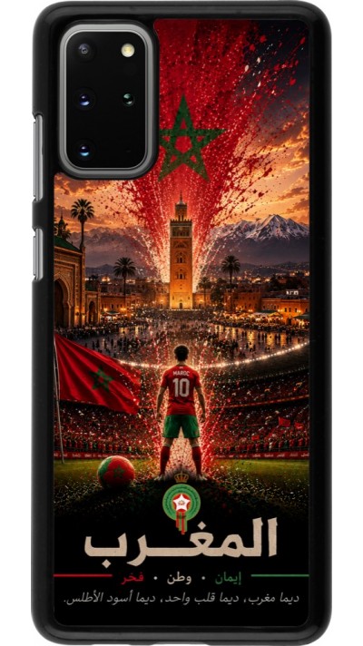 Samsung Galaxy S20+ Case Hülle - Fussball Marokko splash 2026