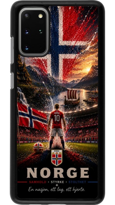 Samsung Galaxy S20+ Case Hülle - Fussball Norwegen splash 2026
