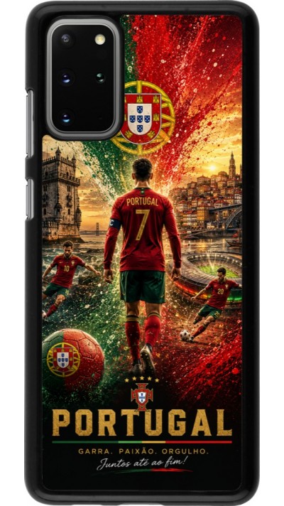 Samsung Galaxy S20+ Case Hülle - Fussball Portugal splash 2026