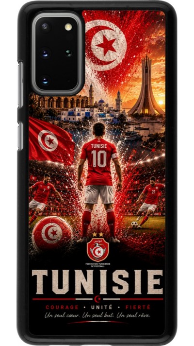 Samsung Galaxy S20+ Case Hülle - Fussball Tunesien splash 2026