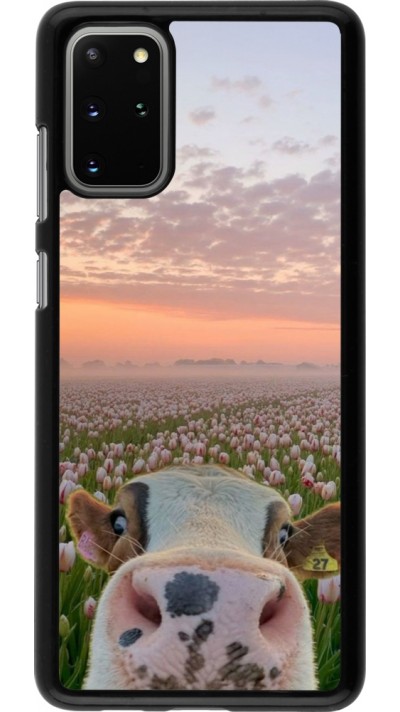 Samsung Galaxy S20+ Case Hülle - Cow with tulips 2026
