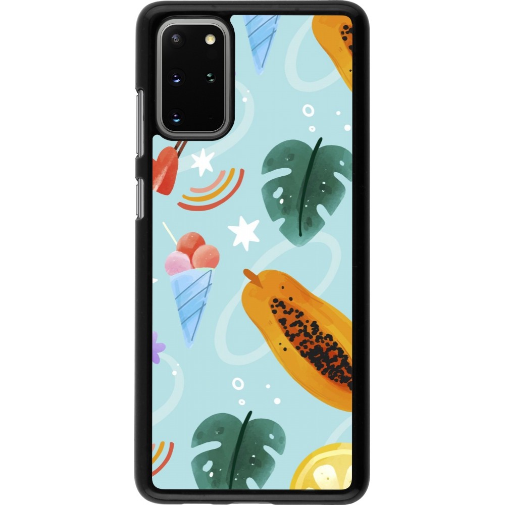 Samsung Galaxy S20+ Case Hülle - Summer 2025 Pattern papaya
