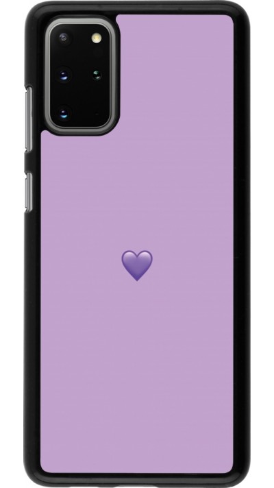 Samsung Galaxy S20+ Case Hülle - Valentine 2023 purpule single heart