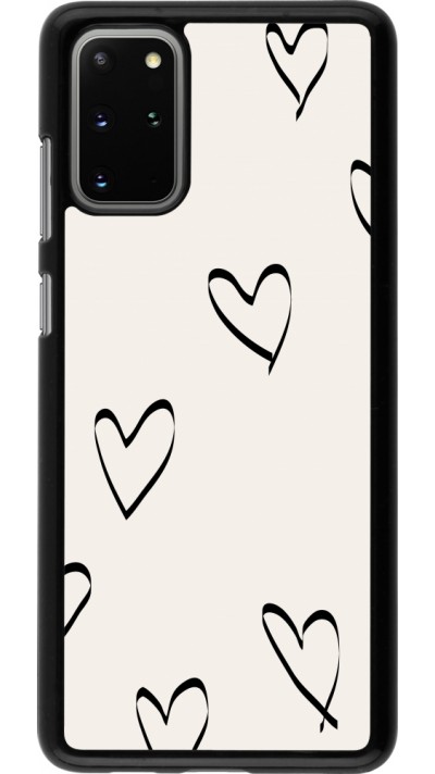 Samsung Galaxy S20+ Case Hülle - Valentine 2023 minimalist hearts