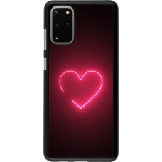 Samsung Galaxy S20+ Case Hülle - Valentine 2023 single neon heart