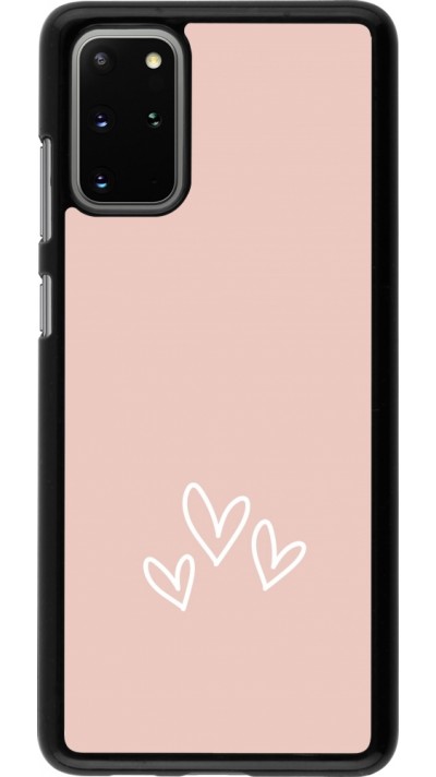 Samsung Galaxy S20+ Case Hülle - Valentine 2023 three minimalist hearts