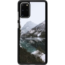 Samsung Galaxy S20+ Case Hülle - Winter 22 snowy mountain and lake