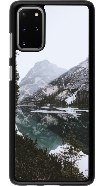 Samsung Galaxy S20+ Case Hülle - Winter 22 snowy mountain and lake