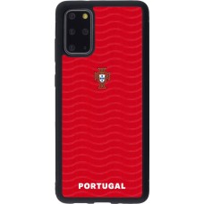 Samsung Galaxy S20+ Case Hülle - Silikon schwarz Portugal 2026 personalisierbares Fussballtrikot
