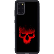 Samsung Galaxy S20+ Case Hülle - Silikon schwarz Halloween 2023 scary skull