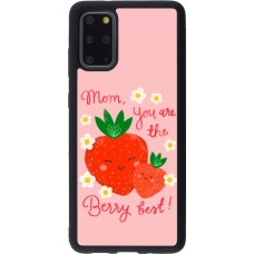 Samsung Galaxy S20+ Case Hülle - Silikon schwarz Mom 2026 Berry best