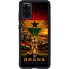 Samsung Galaxy S20+ Case Hülle - Silikon schwarz Fussball Ghana splash 2026