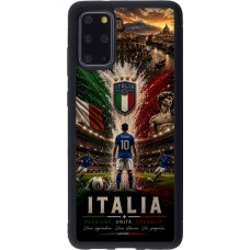Samsung Galaxy S20+ Case Hülle - Silikon schwarz Fussball Italien splash 2026