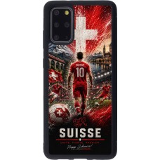Samsung Galaxy S20+ Case Hülle - Silikon schwarz Fussball Suisse splash 2026