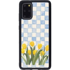 Samsung Galaxy S20+ Case Hülle - Silikon schwarz Blue vichy tulips 2026