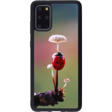 Samsung Galaxy S20+ Case Hülle - Silikon schwarz Ladybird on a mushroom 2026