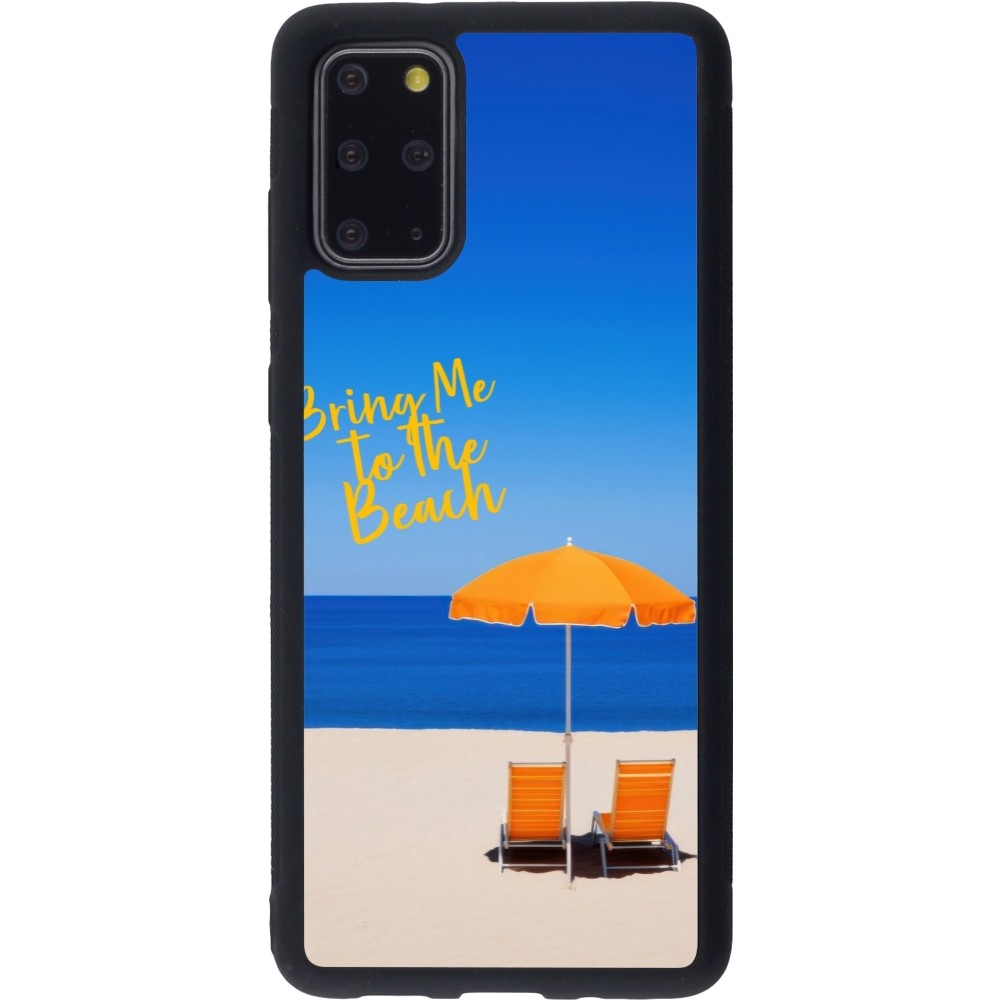 Samsung Galaxy S20+ Case Hülle - Silikon schwarz Summer 2025 Bring me to the beach