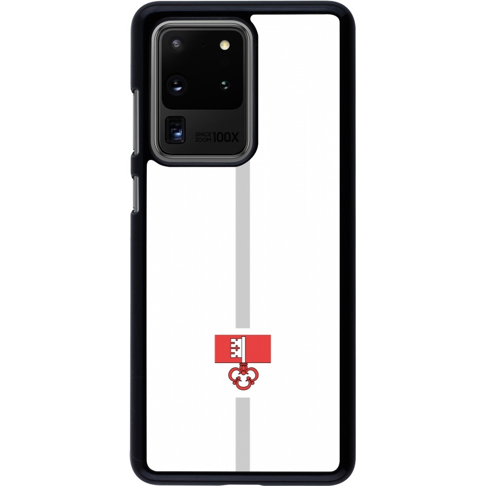 Samsung Galaxy S20 Ultra Case Hülle - Kanton OW weiss