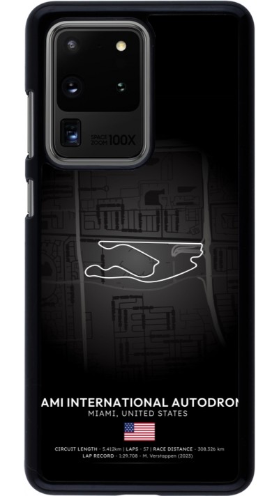 Samsung Galaxy S20 Ultra Case Hülle - F1 Track 2025 Miami