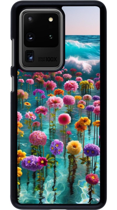 Coque Samsung Galaxy S20 Ultra - Flower sea waves