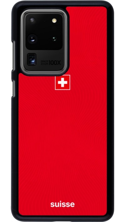 Samsung Galaxy S20 Ultra Case Hülle - Schweiz 2026 personalisierbares Fussballtrikot