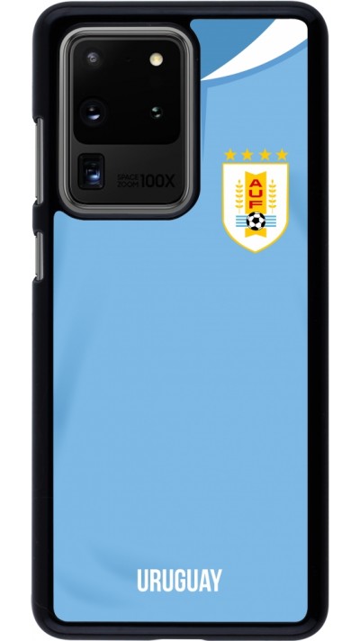 Samsung Galaxy S20 Ultra Case Hülle - Uruguay 2022 personalisierbares Fussballtrikot