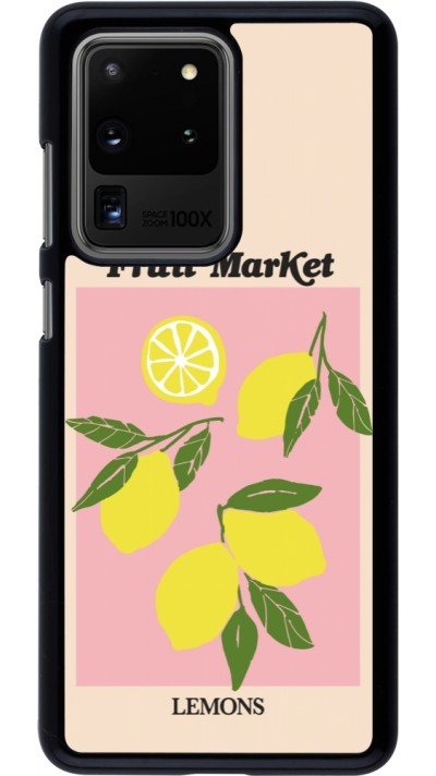 Samsung Galaxy S20 Ultra Case Hülle - Fruit market lemons 2026