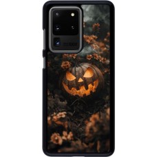 Samsung Galaxy S20 Ultra Case Hülle - Halloween 2025 Pumpkin with flowers