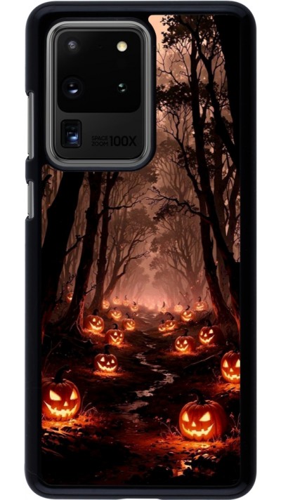 Samsung Galaxy S20 Ultra Case Hülle - Halloween 2025 Road of Terrifying Pumpkins