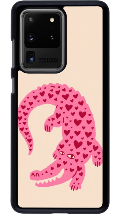 Samsung Galaxy S20 Ultra Case Hülle - Pink crocodile 2026
