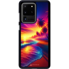 Samsung Galaxy S20 Ultra Case Hülle - Strand Sonnenuntergang auffällig