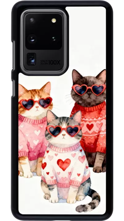 Samsung Galaxy S20 Ultra Case Hülle - Saint Valentines Day 26 Cat Love