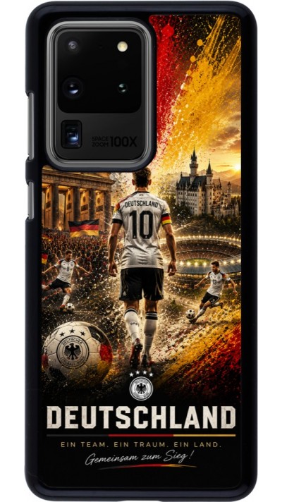 Samsung Galaxy S20 Ultra Case Hülle - Fussball Deutschland splash 2026
