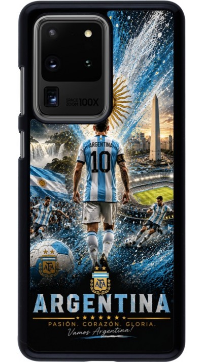 Samsung Galaxy S20 Ultra Case Hülle - Fussball Argentinien splash 2026