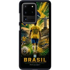 Samsung Galaxy S20 Ultra Case Hülle - Fussball Brasilien splash 2026