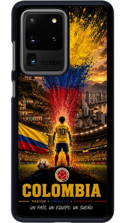 Samsung Galaxy S20 Ultra Case Hülle - Fussball Kolumbien splash 2026