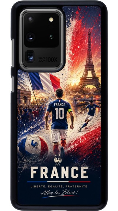 Samsung Galaxy S20 Ultra Case Hülle - Fussball Frankreich splash 2026